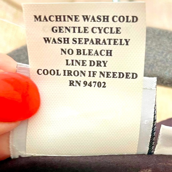 Y2K Brown 100% Silk Blouse Tunic Sz Small New with Tags - Picture 6 of 6